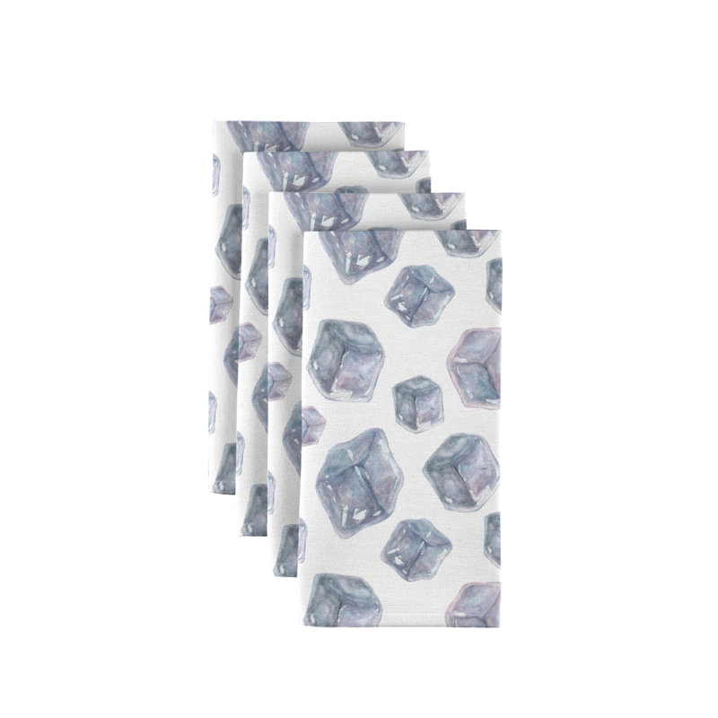 Emestine Polyester Abstract Square Napkin