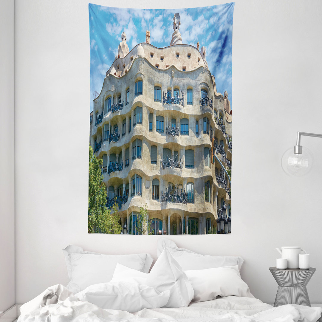 Casa Mila Barcelona GebÃ¤ude Wandteppich