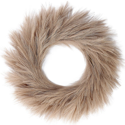 Pampas Grass Wreath 26’’ Faux Pampas Wreath