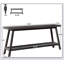 Canapé à 2 niveaux, console, table d'appoint