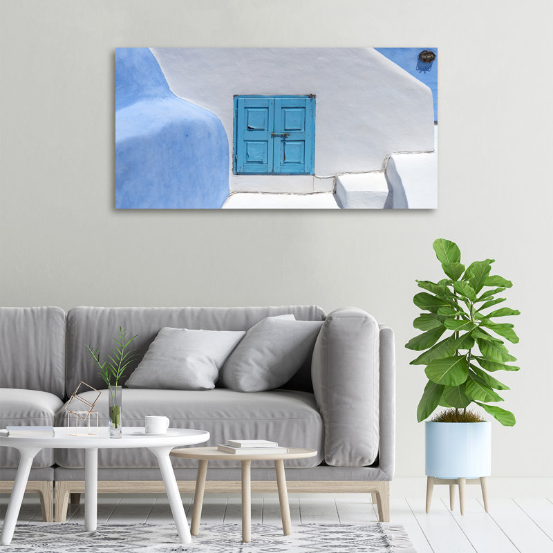 Santorini Greece - Wrapped Canvas Print