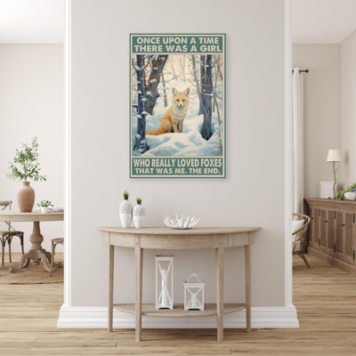 Qui a vraiment aimé les renards 2 - 1 pièce graphique rectangulaire qui a vraiment aimé les renards 2