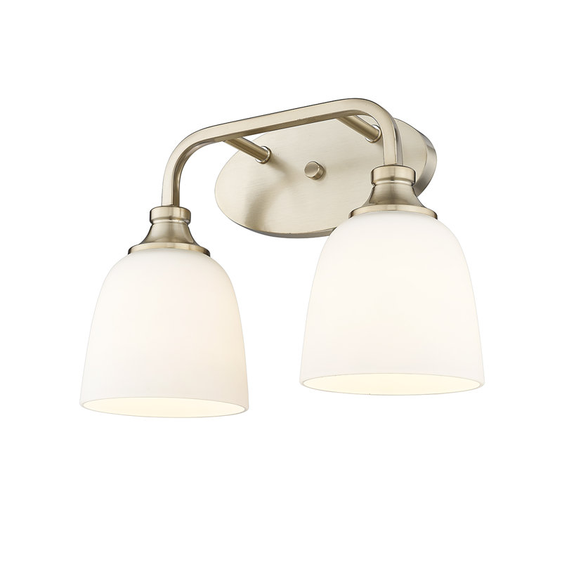 Éclairage pour meuble-lavabo à intensité variable 2 lumières Rep, Or moderne