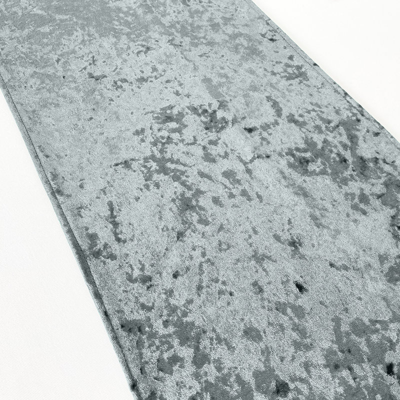 Chemin de table rectangulaire Thurstone, 120 po x 20 po, gris