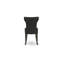 Ensemble de coin repas 3 pièces pour petits espaces comprenant une table de cuisine ronde avec piédestal et 2 chaises de salle à manger Parson en tissu noir, noir brossé-1665886806-1665886805-1665886800