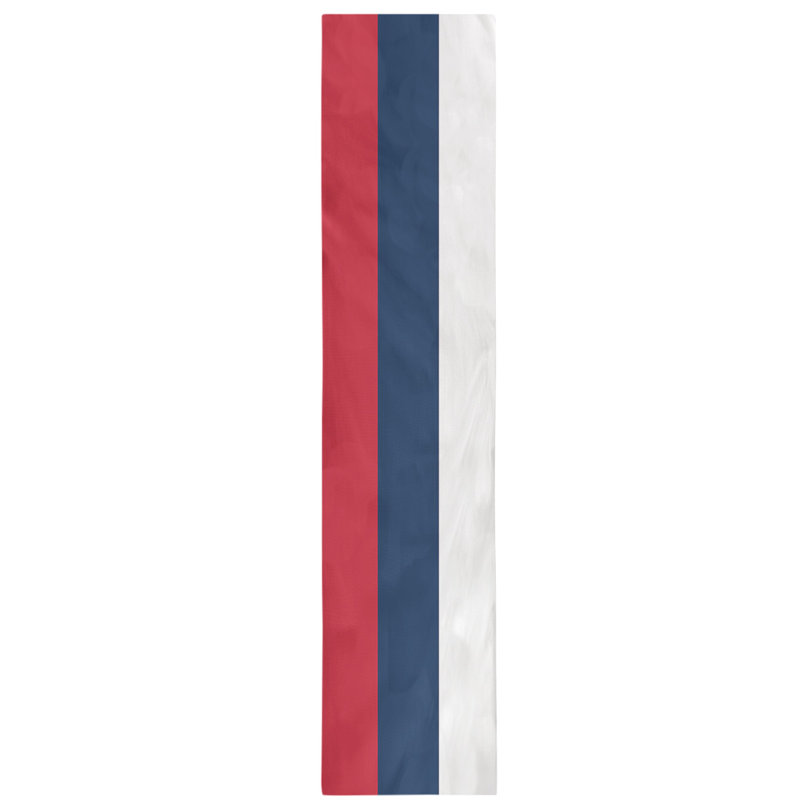 Washington Table Runner, 90" x 16", Red/Blue/White, Cotton Blend