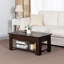 Lift Top Four Leg Coffee Table with Storage-620680154-649543612