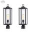 Luminaire sur mât câblé noir Eddysville-153980045