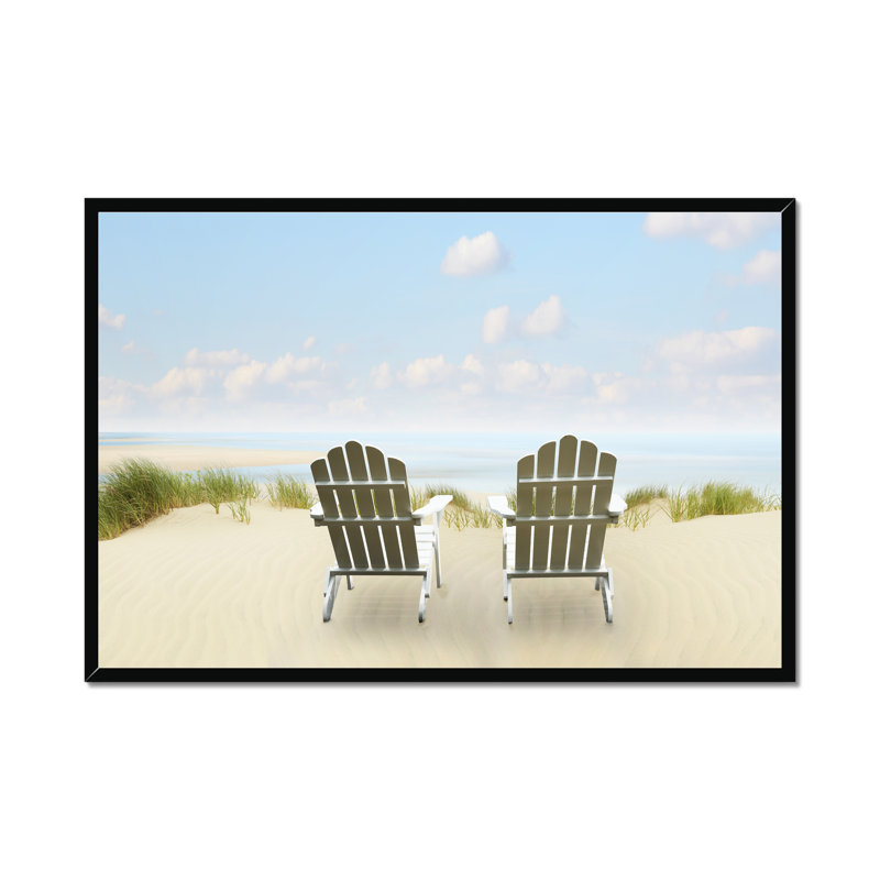 Beachscape I by James McLoughlin - Print, 65cm H x 95cm W, Black Framed Paper Print