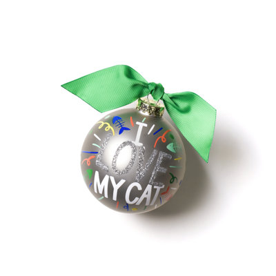 6'' Glass Animals Ball Ornament