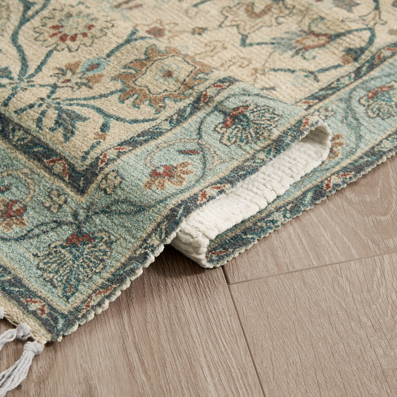 Jessica Simpson Marlow Machine Washable Chenille Chindi Fringe Rugs 1-Piece, Runner 2'2" x 5'6"