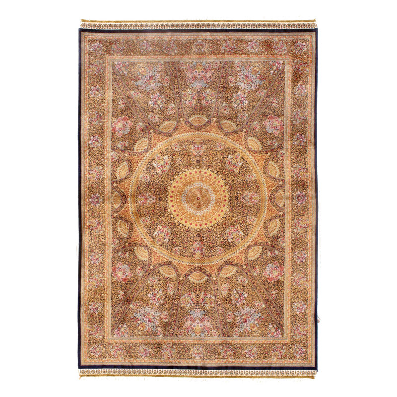 Tapis persan Qum Design 3'3"X 5'