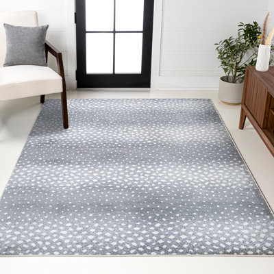 Tapis gris / crème Antelope