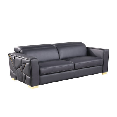 Astra Italian Leather Sofa and Loveseat