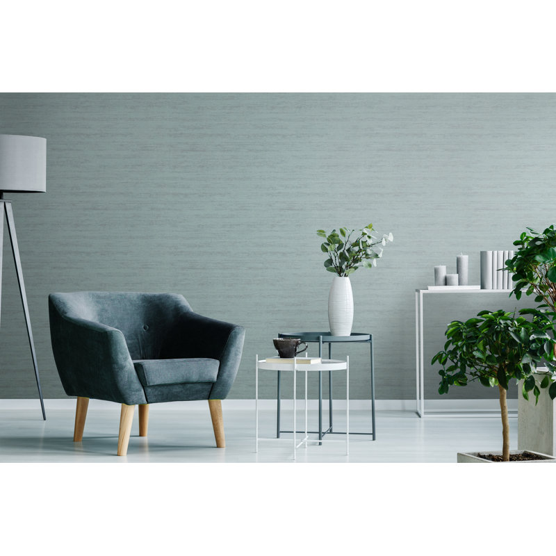 Urban Classics Collection Monti Horizontal Abstract Texture Wallpaper Roll, Navy