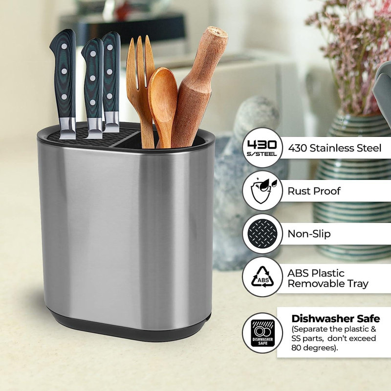 Stainless Steel Kitchen Utensil Holders