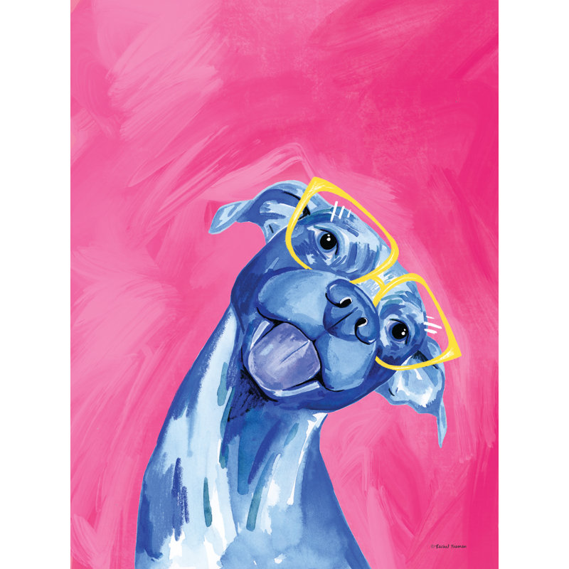 «Puppy Love 3», reproduction sur toile, H 12 po x l 8 po