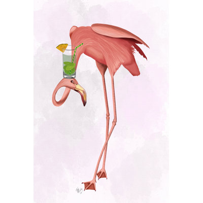 Flamant rose et cocktail 1