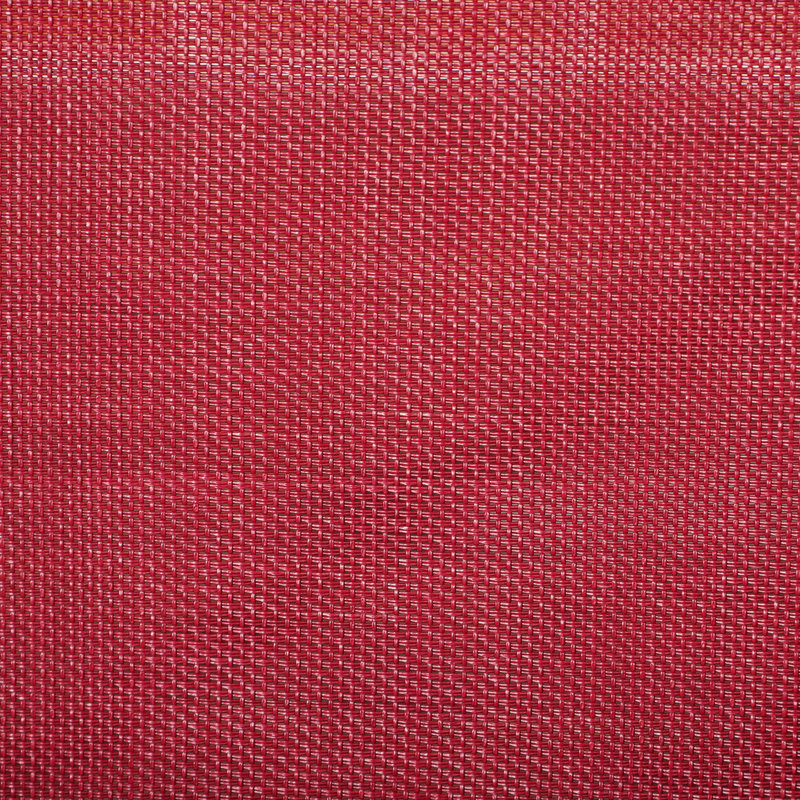 Balancelle de porche 3 places avec filet respirant et auvent - Rouge - Idéale pour trois adultes - Terrasse, jardin ou piscine