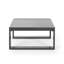 Canapé modulaire d'extérieur en forme de V en aluminium