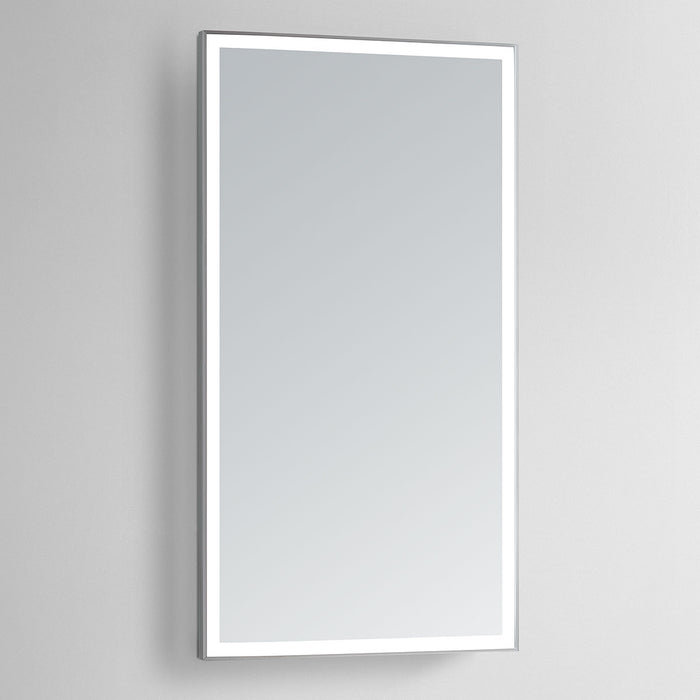Aura Rectangular LED Lighted Bathroom Vanity Mirror 60 x 28 in