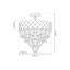 Carisma Glass Semi Flush Mount