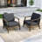 Clinkscales Solid Wood Teak Outdoor Lounge Chair With Cushion And Arms-114983511-114983510