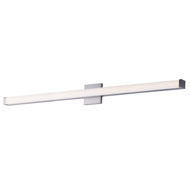 Lonan Dimmable LED Bath Bar, Satin Nickel