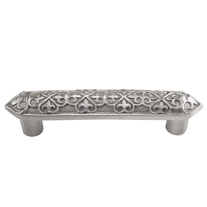 Fleur De Lis Bar / Handle Pull, Satin Nickel