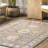Kesia SpinClean Vintage Bordered Machine Washable Area Rug-471524409