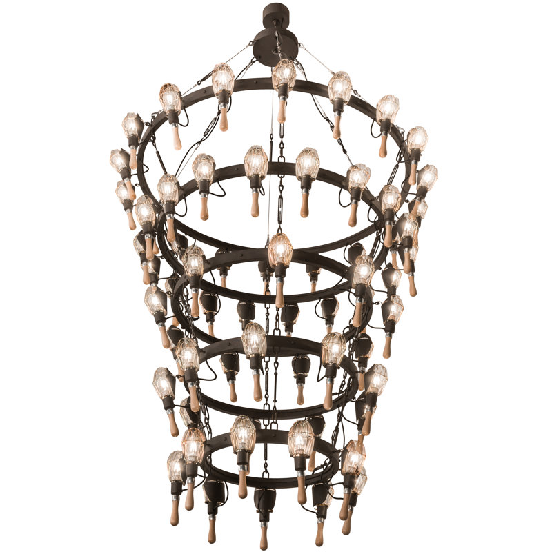 Rustic Lodge 63 - Light Chandelier
