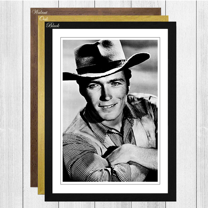 Single Picture Frame Print, Black