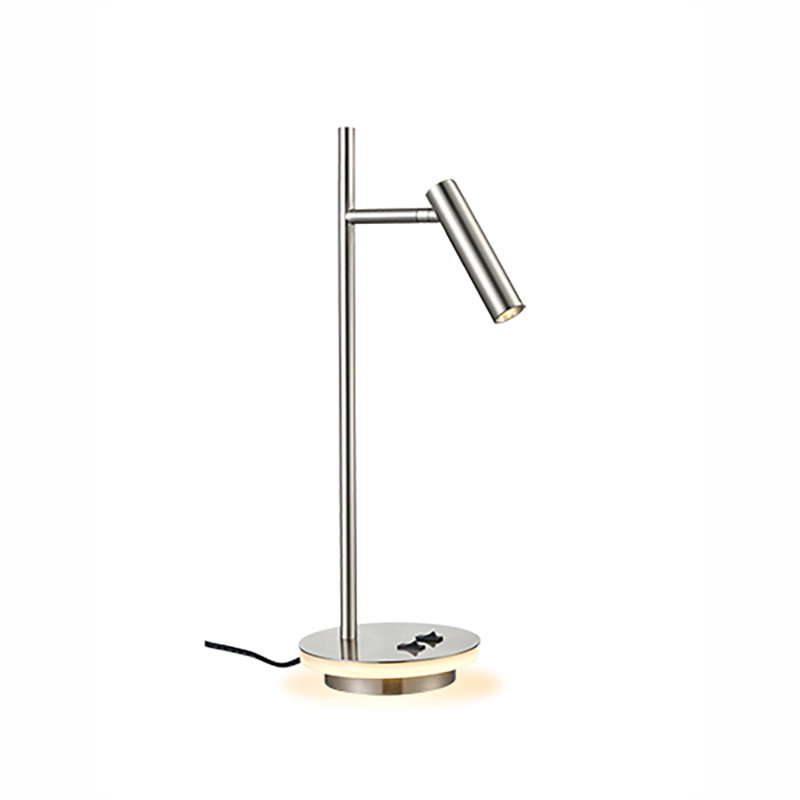 Botalla Metal Desk Lamp, Chrome
