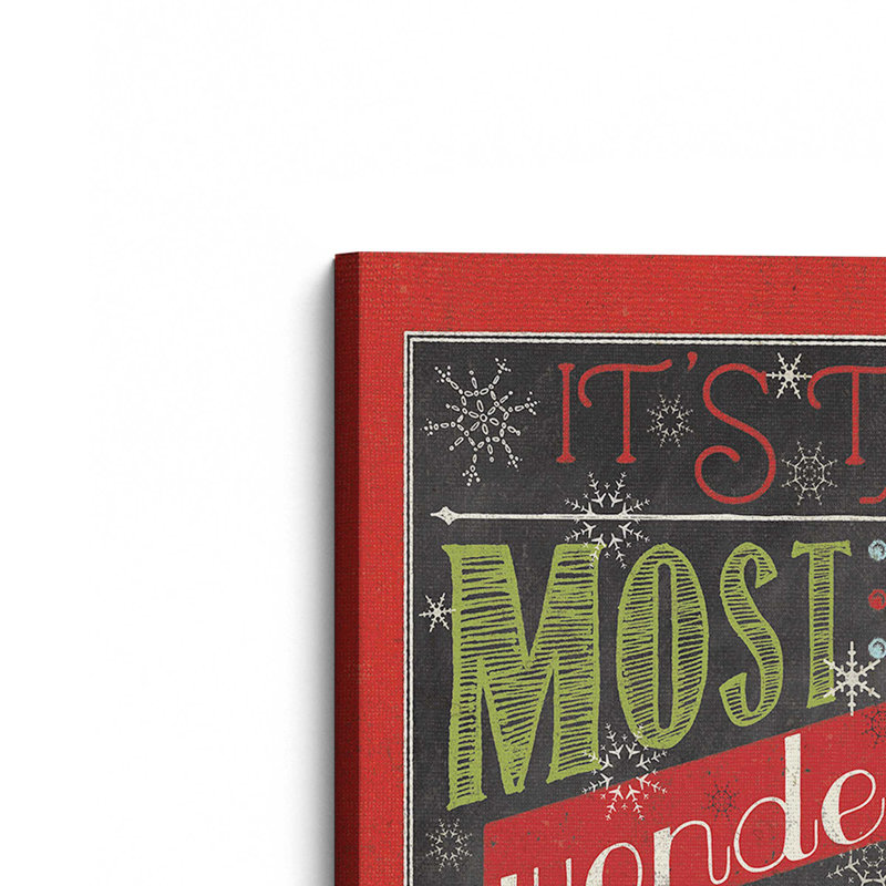 Merry and Bright Days, ensemble de 2 impressions sur toile, H 30 po x l 40 po, Toile tendue, Toile tendue