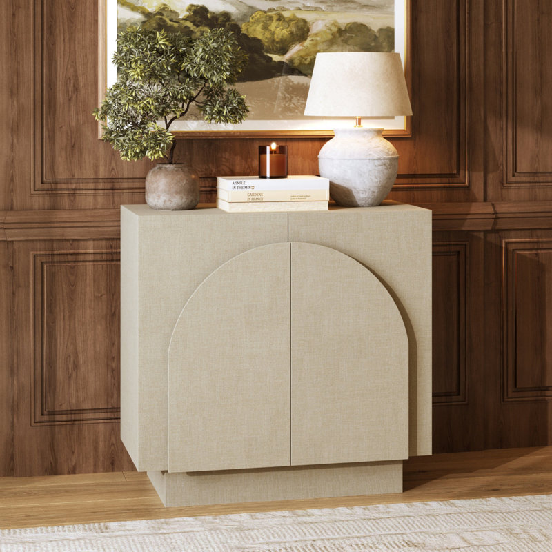 Buffet décoratif 2 portes Eastampton, Beige