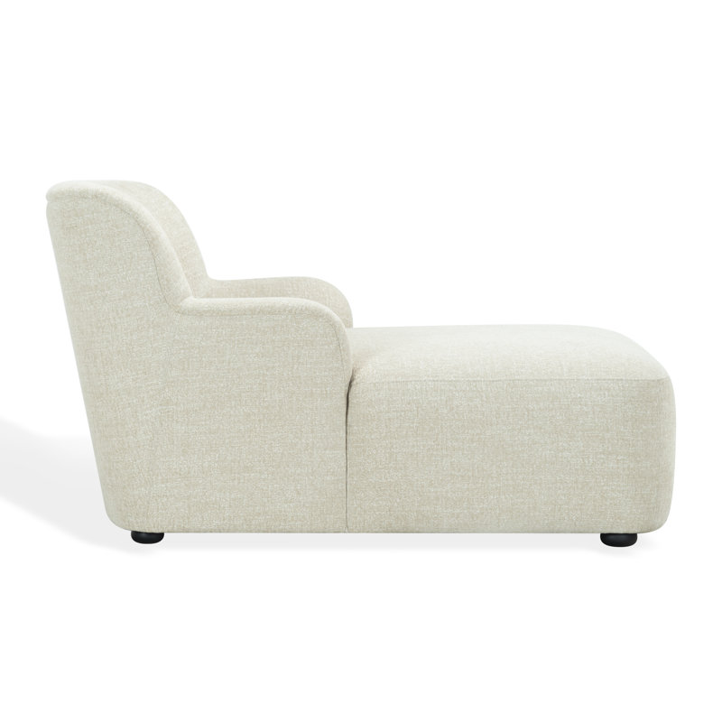 Chaise longue Frederici, Taupe