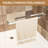 Aluminum Frame 54" Wide And 72" High Double Sliding Shower Door With Clear Tempered Glass, - Proof Film, Corrosion Handles, Waterproof For Bathroom Use W X H 1/4" Reversible Installation, Waterproof,-121166409