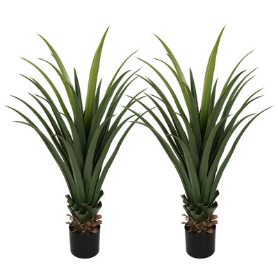 Agave artificiel en pot 47 po