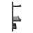 Presidio 5 - Hook Wall Mounted Coat Rack with Storage in White-1328447259