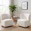 28" Wide Mid-Century Modern Boho Wing Back Swivel Chair (Set of 2)-105340224