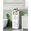 Armoire de salle de bain blanche imperméable à l'eau