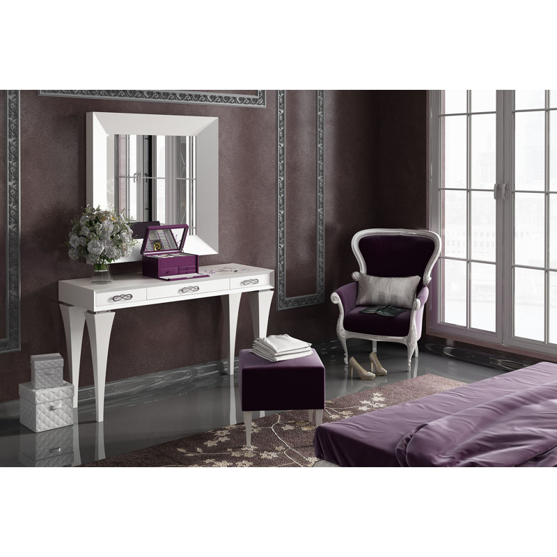 Ensemble de coiffeuse avec tabouret