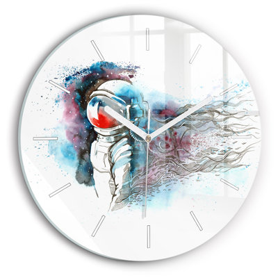 Glass Wall Clock