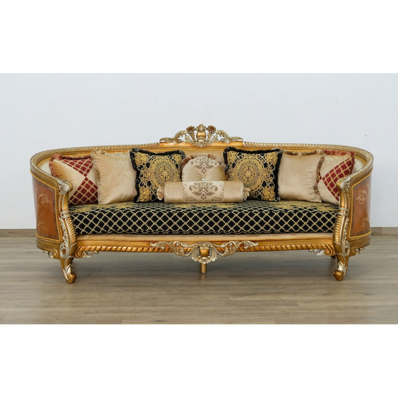 Luxor Sofa, 44.5" H x 79" W x 37.5" D, Brown
