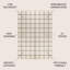 Tapis intérieur / extérieur crème / noir Garnon Grid-1807516440