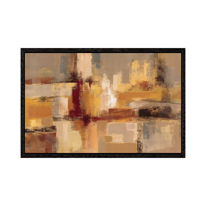 Sandcastles by Silvia Vassileva - Gallery-Wrapped Canvas Giclée on Canvas, Black Floater Framed, 101.6 cm H x 66.04 cm W