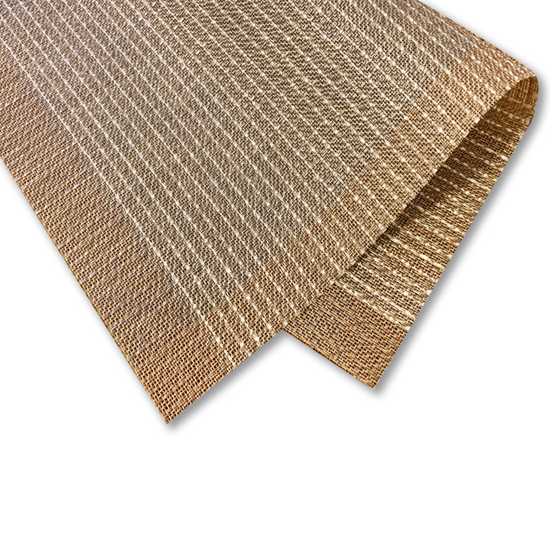 Napperon en textile Palermo, 13 po x 19 po, Champagne