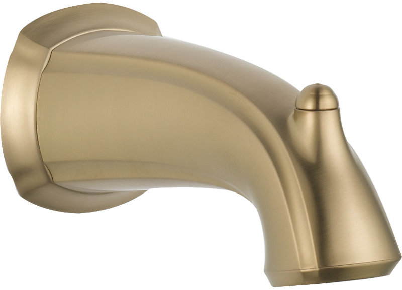 Addison Wall Mounted Tub Spout Trim, Brilliance Champagne Bronze