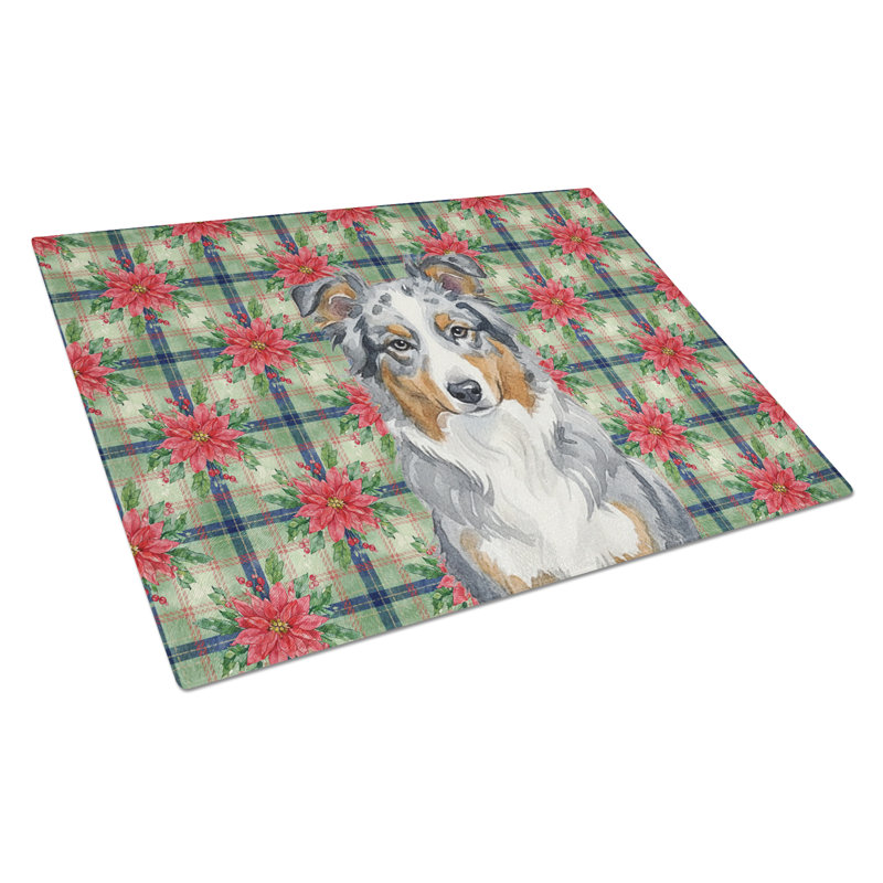 Planche à découper en verre Blue Merle