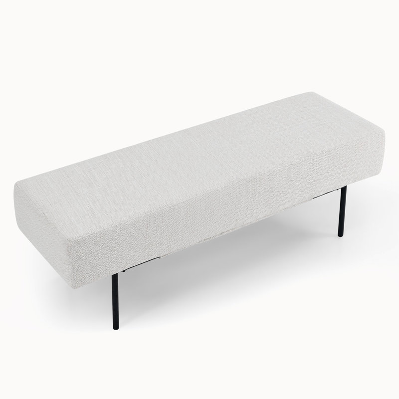 Linen Upholstered Bench